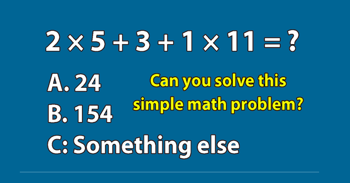 Find The Solution To This Tricky Math Problem