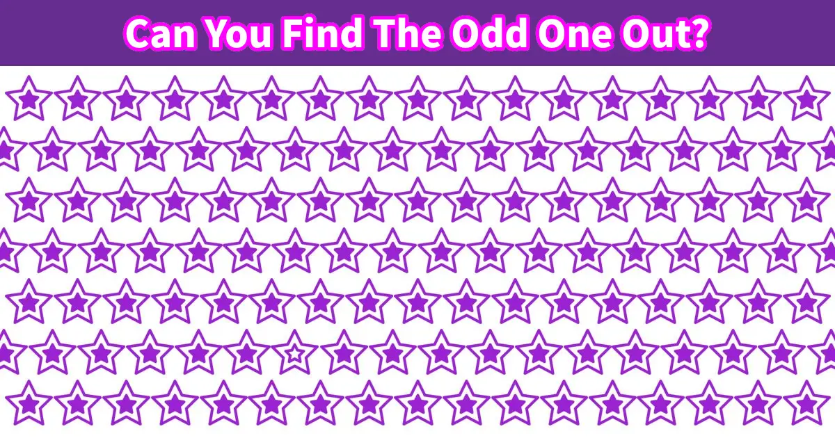 How Quickly Can You Find The Odd One Out In This Puzzle