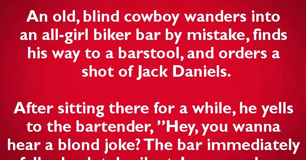 Blind Cowboy Walks Into A Biker Bar