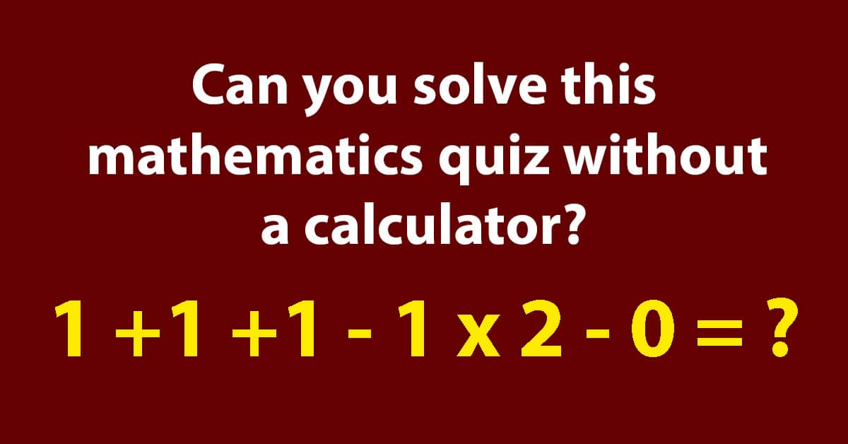 This math challenge is meant for 11-year-olds – but most adults can’t ...