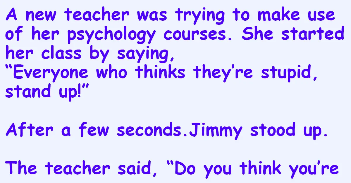 New Teacher, Jimmy and Psychology Course