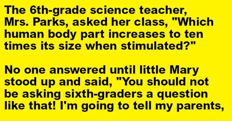 The 6th-grade Science Teacher, Mrs. Parks, Asked Her Class.