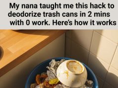 My nana taught me this hack to deodorize trash cans vid