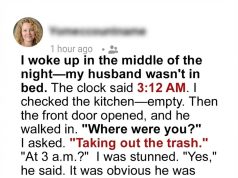 My Husband of 22 Years Kept Sneaking Out at 3 A.M. to Take Out the Trash — So I Followed Him One Night
