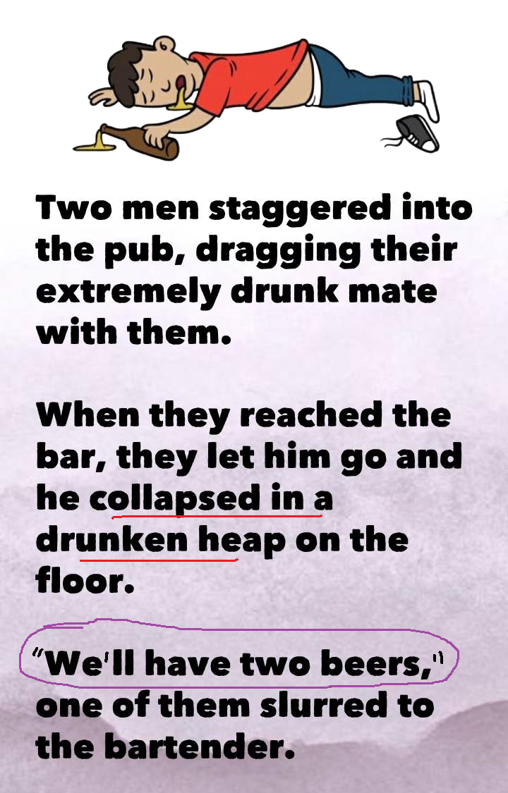 Man Stagger Two men staggered into the pub - Wake Up Your Mind
