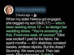 My Sister Banned My Son from Her Wedding After He Made Her Dress — Then Demanded to Keep It, Until We Set One Condition