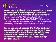 My Boyfriend Demanded I Pay Rent to Live in His Apartment