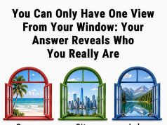 You Can Only Have One View From Your Window: Your Answer Reveals Who You Really Are
