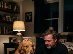 For three years after my daughter passed away, her dog still waited at the front door at 5 pm… until a forgotten tablet revealed her voice and everything she left behind