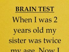 How old is my sister now?