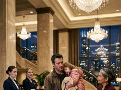 The receptionist looked at my sleeping daughter, my worn jacket, and the crushed roses in my hand
