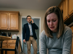 I begged my husband from the kitchen floor to take me to the emergency room