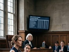 In the divorce courtroom, my husband stood beside his mistress
