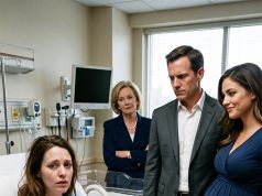 My husband threw divorce papers onto my hospital bed while I held our newborn daughter.
