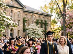 On my son’s graduation day, he asked another woman to walk beside him.