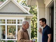 I stopped by the house I’d let my son live in rent-free for 5 years, but he blocked the door.